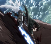 Levi vs the Beast Titan